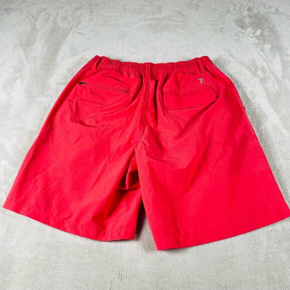 Southern Tide Shorts Men's Medium Pink T3 Gulf Performance 9" Inseam Stretch - Picture 8 of 11